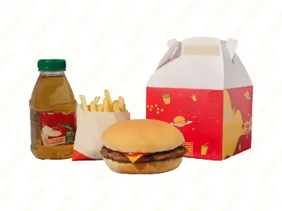 وجبة أطفال لحم